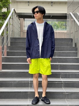 「KEEN（キーン）のアイテム（サンダル）」を使った、MIWAさん（メンズ・181cm）の夏コーディネート