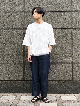 MIWAさん（メンズ・181cm）の夏コーディネート