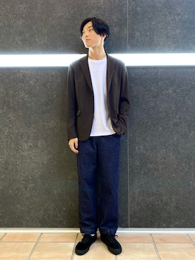 MIWAさん（メンズ・181cm）の秋コーディネート