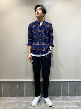 「グラミチ」｜MIWAさん（メンズ・181cm）の秋コーディネート