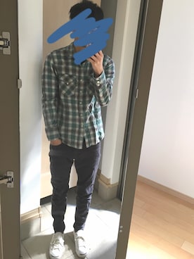 「CONVERSE（コンバース）のCONVERSE コンバース ジャック パーセル / JACK PURCEL（スニーカー）」を使った、ぽぽぽさん（メンズ・174cm）の冬コーディネート