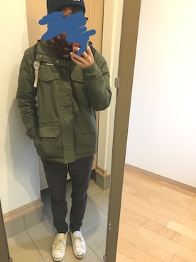 「CONVERSE（コンバース）のCONVERSE コンバース ジャック パーセル / JACK PURCEL（スニーカー）」を使った、ぽぽぽさん（メンズ・174cm）の春コーディネート