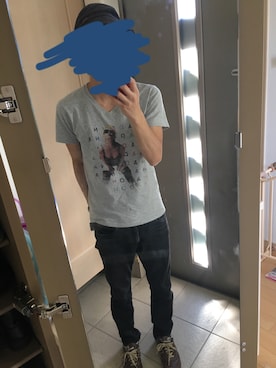 「Timberland（ティンバーランド）のアイテム（帽子）」を使った、ぽぽぽさん（メンズ・174cm）の秋コーディネート