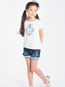 「motherways（マザウェイズ）のアイテム」を使った、マザウェイズさん（キッズ・120cm）の春コーディネート