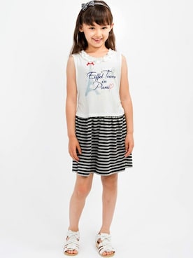 「アイテム（ワンピース/ドレス）」を使った、マザウェイズさん（キッズ・120cm）の夏コーディネート