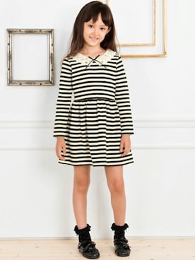 「アイテム（ワンピース/ドレス）」を使った、マザウェイズさん（キッズ・120cm）の秋コーディネート