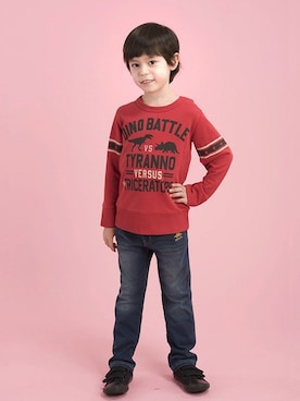 「motherways（マザウェイズ）のアイテム」を使った、マザウェイズさん（キッズ・120cm）の秋コーディネート