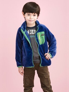 「アイテム（ブルゾン）」を使った、マザウェイズさん（キッズ・120cm）の秋コーディネート