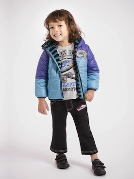 「アイテム（ブルゾン）」を使った、マザウェイズさん（キッズ・90cm）の秋コーディネート