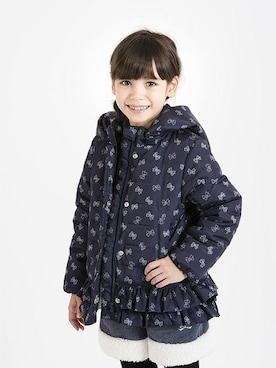 「アイテム（ブルゾン）」を使った、マザウェイズさん（キッズ・120cm）の秋コーディネート