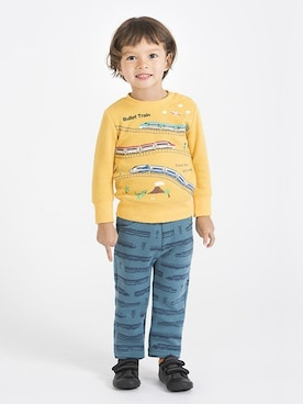 「アイテム（スウェット）」を使った、マザウェイズさん（キッズ・90cm）の冬コーディネート