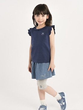 「アイテム（レッグウェア）」を使った、マザウェイズさん（キッズ・120cm）の春コーディネート