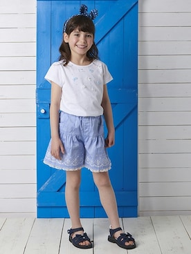 「アイテム（スカート）」を使った、マザウェイズさん（キッズ・120cm）の春コーディネート