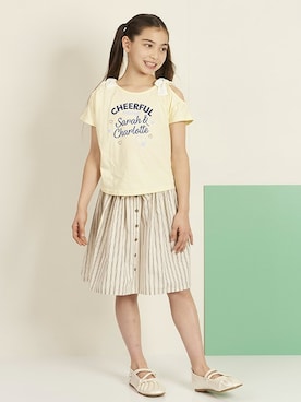 「アイテム（スカート）」を使った、マザウェイズさん（キッズ・120cm）の春コーディネート