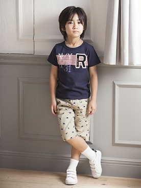 マザウェイズさん（キッズ・120cm）の春コーディネート