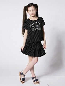 「女の子コーデ」｜マザウェイズさん（キッズ・120cm）の夏コーディネート