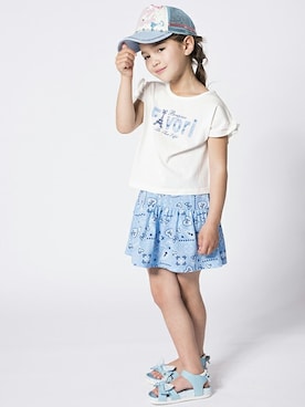 「アイテム（キャップ）」を使った、マザウェイズさん（キッズ・120cm）の夏コーディネート