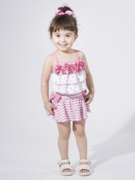 「アイテム（水着/着物・浴衣）」を使った、マザウェイズさん（キッズ・120cm）の夏コーディネート