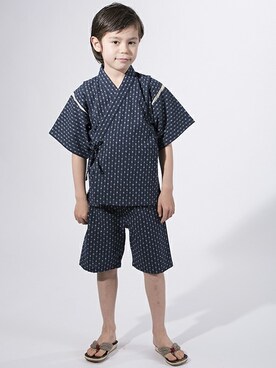 「アイテム（水着/着物・浴衣）」を使った、マザウェイズさん（キッズ・120cm）の夏コーディネート