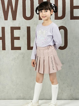 「アイテム（スカート）」を使った、マザウェイズさん（キッズ・120cm）の夏コーディネート