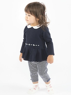 「アイテム（その他ベビー用品）」を使った、マザウェイズさん（キッズ・83cm）の夏コーディネート