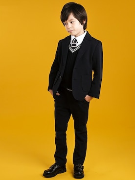 「発表会」｜「アイテム（ジャケット/アウター）」を使った、マザウェイズさん（キッズ・120cm）の秋コーディネート