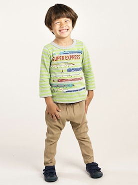 「motherways（マザウェイズ）のアイテム」を使った、マザウェイズさん（キッズ・120cm）の秋コーディネート