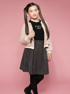 「アイテム（ブルゾン）」を使った、マザウェイズさん（キッズ・120cm）の冬コーディネート