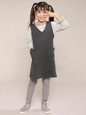 「アイテム（レッグウェア）」を使った、マザウェイズさん（キッズ・120cm）の冬コーディネート