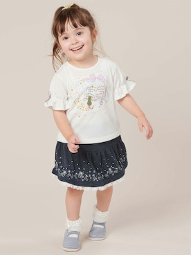 「motherways（マザウェイズ）のアイテム」を使った、マザウェイズさん（キッズ・90cm）の春コーディネート