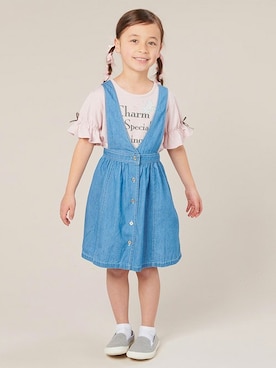 「アイテム（スカート）」を使った、マザウェイズさん（キッズ・120cm）の春コーディネート