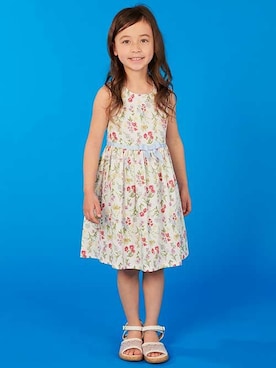 「アイテム（ワンピース/ドレス）」を使った、マザウェイズさん（キッズ・120cm）の春コーディネート