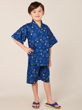 「アイテム（水着/着物・浴衣）」を使った、マザウェイズさん（キッズ・120cm）の夏コーディネート