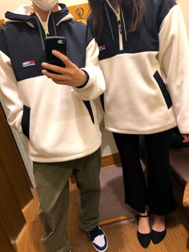 「Eddie Bauer（エディーバウアー）のアイテム（ジャケット/アウター）」を使った、koutaさん（メンズ・172cm）の冬コーディネート