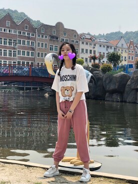 「McQ（マックキュー）のアイテム」を使った、Zinc_Linさん（レディース・168cm）の春コーディネート