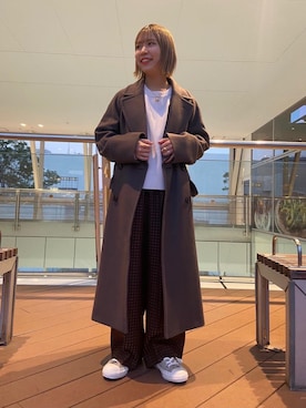 「PHILIPPE AUDIBERT（フィリップ オーディベール）の＜PHILIPPE AUDIBERT（フィリップオーディベール）＞メダルネックレス ∴（ネックレス）」を使った、鈴木　優さん（レディース・152cm）の秋コーディネート