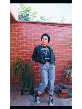 「Cherokee（-）のアイテム」を使った、Chichi Beebsさん（レディース・157cm）の夏コーディネート