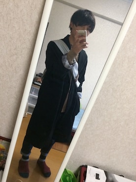 「zucca」｜「アイテム（ジャケット/アウター）」を使った、ゆぅちゃんさん（メンズ・172cm）の冬コーディネート