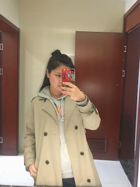 「CHARLES & KEITH（チャールズ & キース）のアイテム（ジャケット/アウター）」を使った、小坏bosyさん（レディース・163cm）の春コーディネート