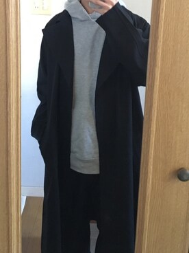 「スラックスパンツ」｜「アイテム（トレンチコート）」を使った、伊藤さん（メンズ・168cm）の秋コーディネート