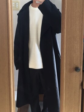 「INTER FACTORY（インターファクトリー）のWEARISTA tai × INTER FACTORY　パーツレスオーバーサイズトレンチコート（トレンチコート）」を使った、伊藤さん（メンズ・168cm）の秋コーディネート