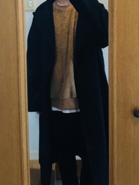 「INTER FACTORY（インターファクトリー）のWEARISTA tai × INTER FACTORY　パーツレスオーバーサイズトレンチコート（トレンチコート）」を使った、伊藤さん（メンズ・168cm）の秋コーディネート