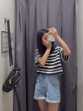 「Gozo（ゴソ）のアイテム」を使った、huichienさん（レディース・156cm）の夏コーディネート