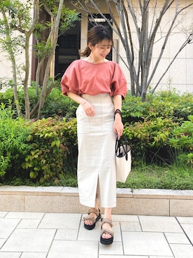 ERIKAさん（レディース・151cm）の春コーディネート