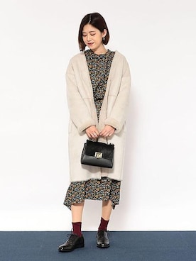 inafuku10102さん（レディース・158cm）の冬コーディネート