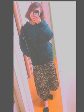 「アイテム（ブルゾン）」を使った、＊hanahi＊さん（レディース・156cm・30代）の秋コーディネート