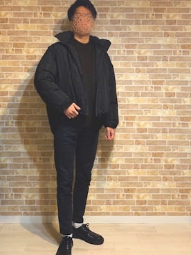 「モンスターパーカー」｜「アイテム（ブルゾン）」を使った、keiさん（メンズ・176cm）の冬コーディネート