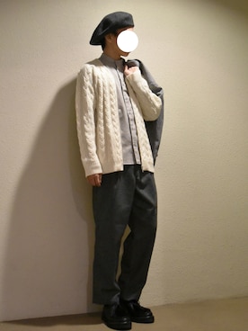 「SEVENDAYS=SUNDAY（セブンデイズサンデイ）のアイテム（その他アウター）」を使った、UuakaMTNさん（メンズ・168cm）の冬コーディネート