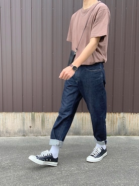 ãUNIQLOïŒãŠãã¯ãïŒã®ã¯ã«ãŒããã¯ïŒŽïŒåè¢ïŒïŒTã·ã£ã/ã«ãããœãŒããã©ãŠã³ç³»ïŒãã䜿ã£ãããããðããïŒã¡ã³ãºã»173cmïŒã®æ¥ã³ãŒãã£ããŒã