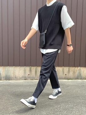 ãUNIQLOïŒãŠãã¯ãïŒã®ã¢ã€ãã ïŒãã¹ãããã©ãã¯ç³»ïŒãã䜿ã£ãããããðããïŒã¡ã³ãºã»173cmïŒã®æ¥ã³ãŒãã£ããŒã